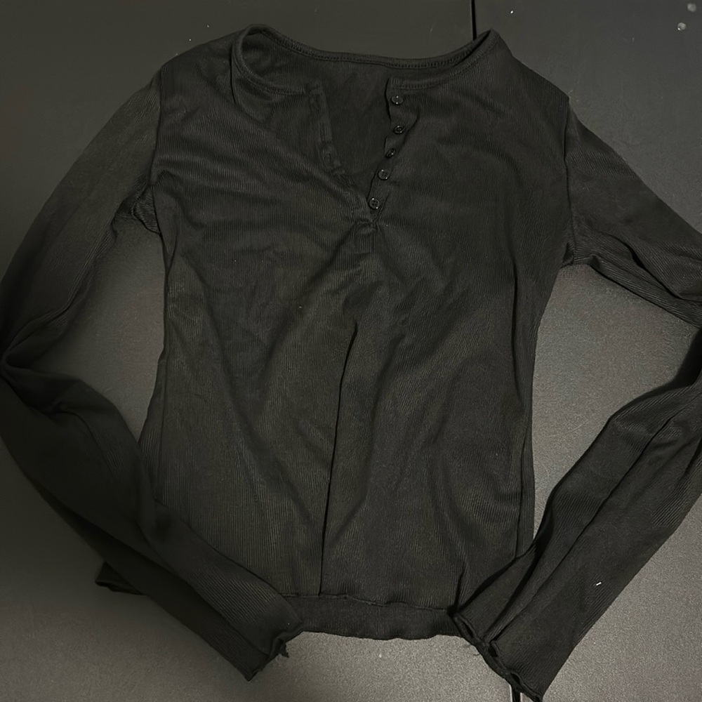 Shein black long sleeve size small